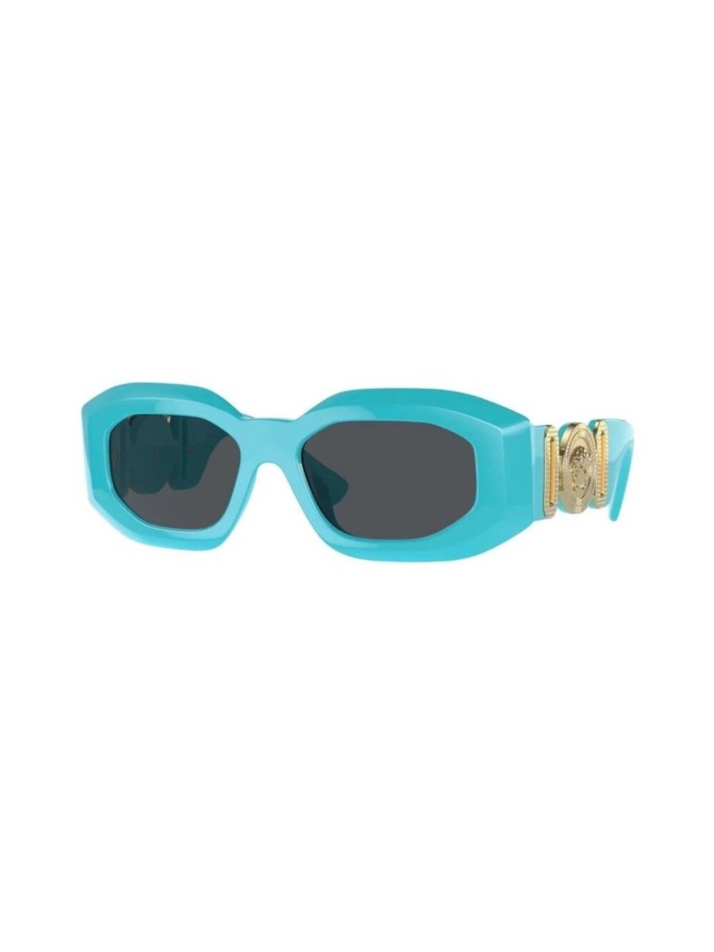 Versace VE4425U543987 Women Blue Gray Sunglasses Acetate Oval Full Rim Eyewears